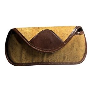 Pelcor Portuguese Cork and Leather Eye Glasses Case